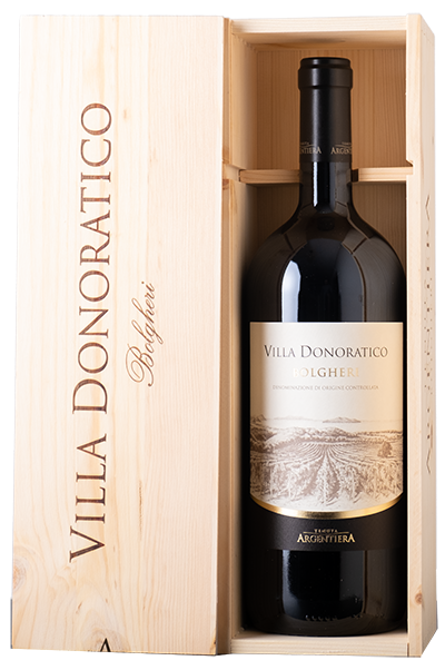 Villa Donoratico Bolgheri DOC Argentiera 2019 - 3.0 L Doppel Magnum in 1er Holzkiste