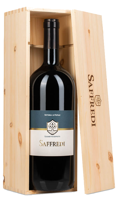 Saffredi Maremma Toscana IGT 2021 - 3 L Doppelmagnum in Holzkiste  