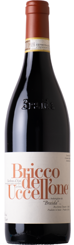 "Bricco dell'Uccellone" Braida Barbera d'Asti DOCG 2018 - 1.5 L Magnum in 3er Holzkiste