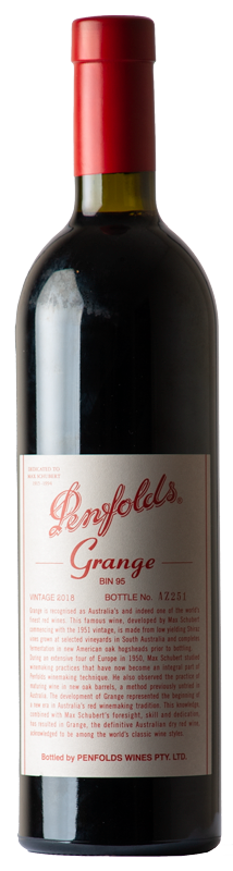 Penfolds Grange 2018 - 0.75l Rarität