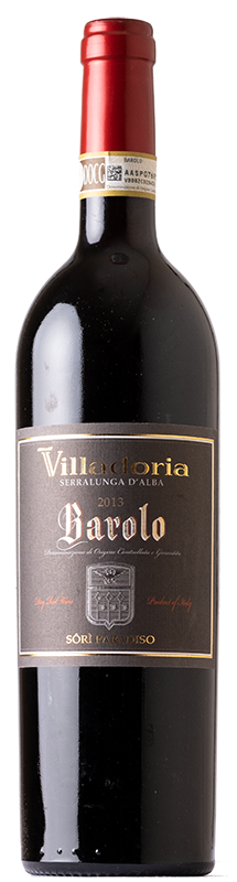 Villadoria Barolo Sori Paradiso DOCG 2013 in 6er Holzkiste