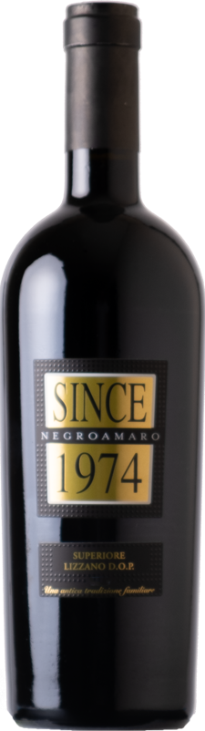 Since 1974 Negroamaro Superiore DOP 2021 - 0.75l 