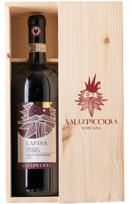 Chianti Classico Gran Selezione 'Lapina' Vallepicciola 2019 - 1.5 L Magnum in Holzkiste