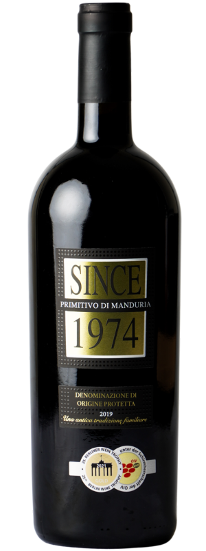 Since 1974 Primitivo di Manduria DOP 2019 - 0.75l